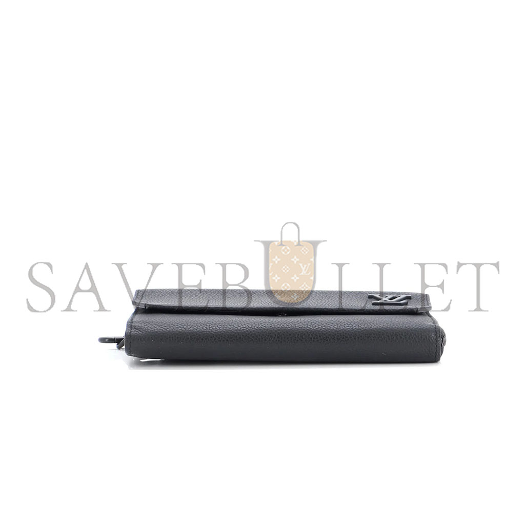 l**is V*t*n aerogram long wallet black m69831 (20*11*2.5cm)